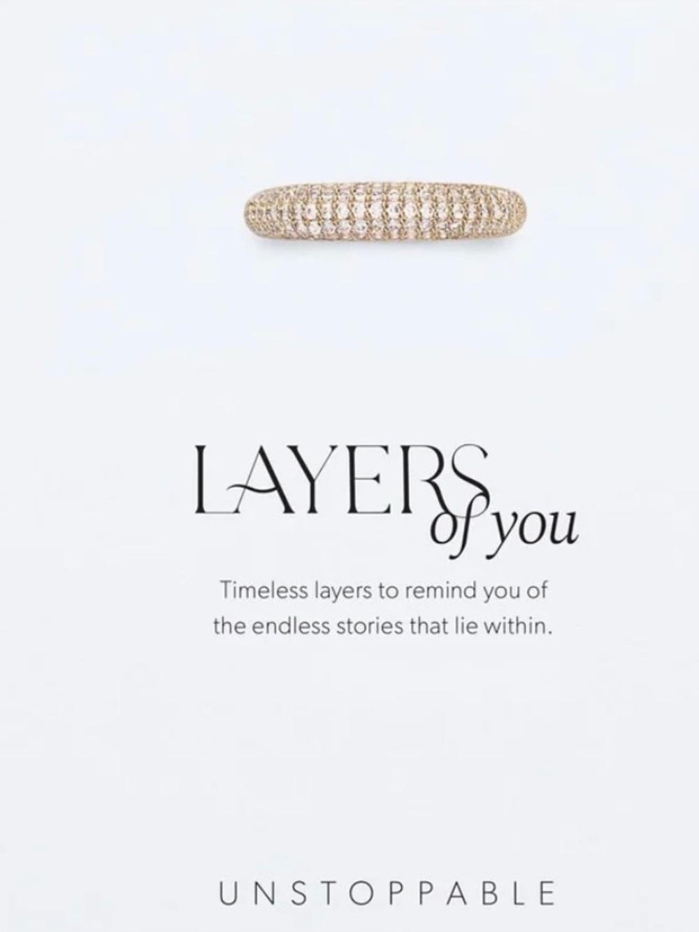 Bryan Anthonys "Layers of You" Unstoppable Pavé Dome Ring- Size 9